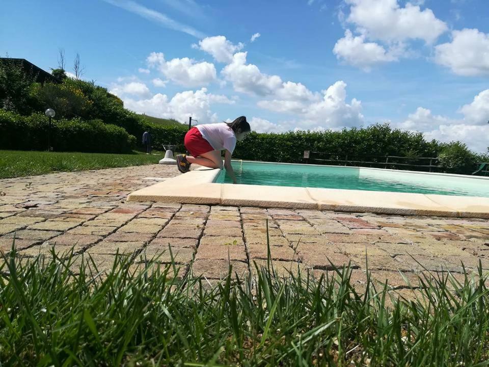 הוילה Ponte Felcino Il Poggio Dei Tre Contadini מראה חיצוני תמונה